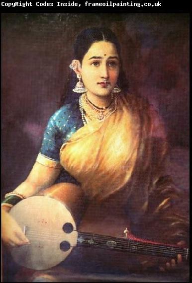 Raja Ravi Varma Lady with Swarbat